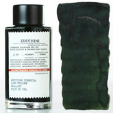 Dark green color Zucchini fountain pen ink bottle.